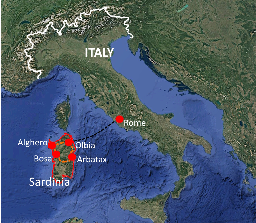 Miata Sardinia (2027) scenic view - Miata Driving Tours tour destination